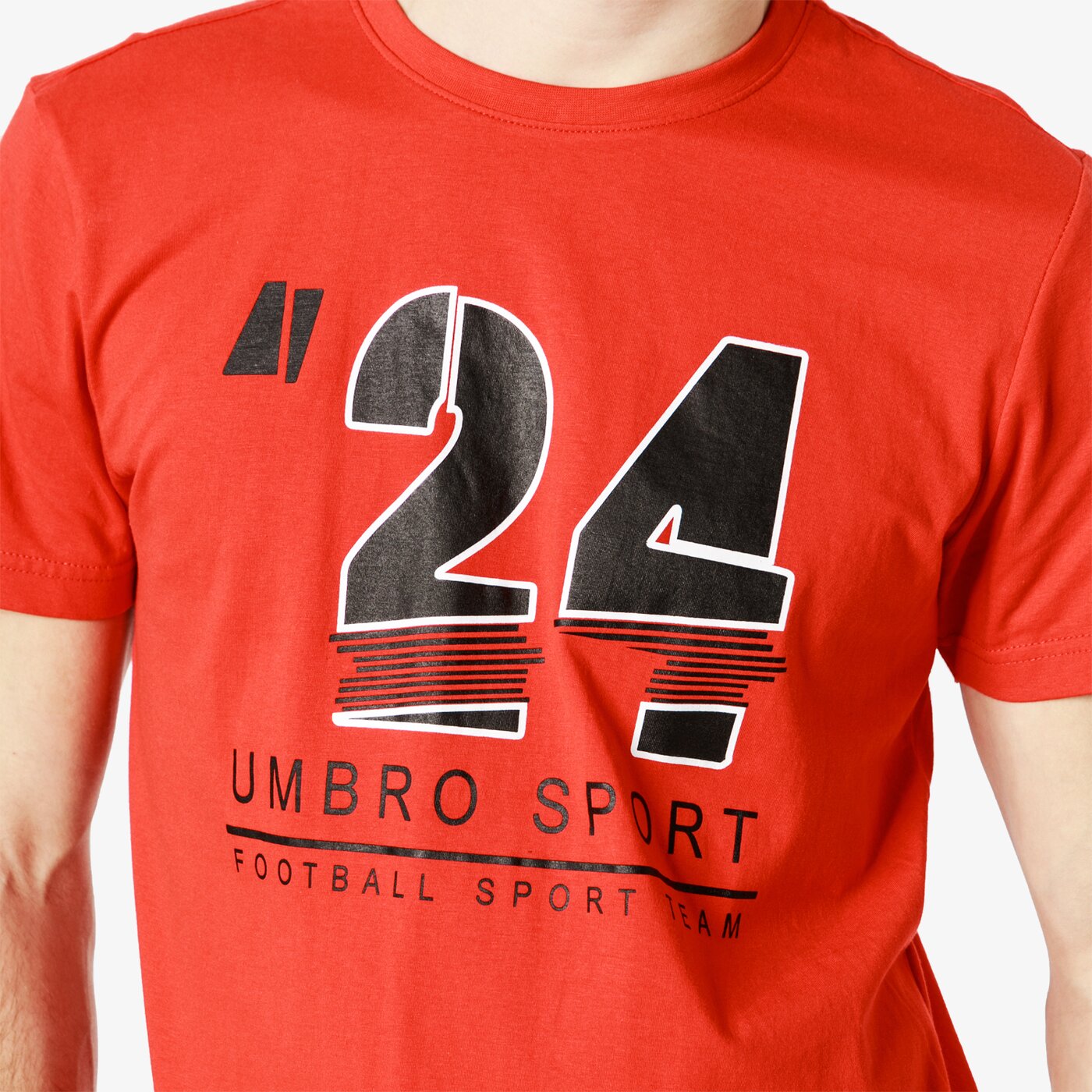 Koszulka męska UMBRO T-SHIRT SS IDAWO ul19tsm16001 kolor czerwony