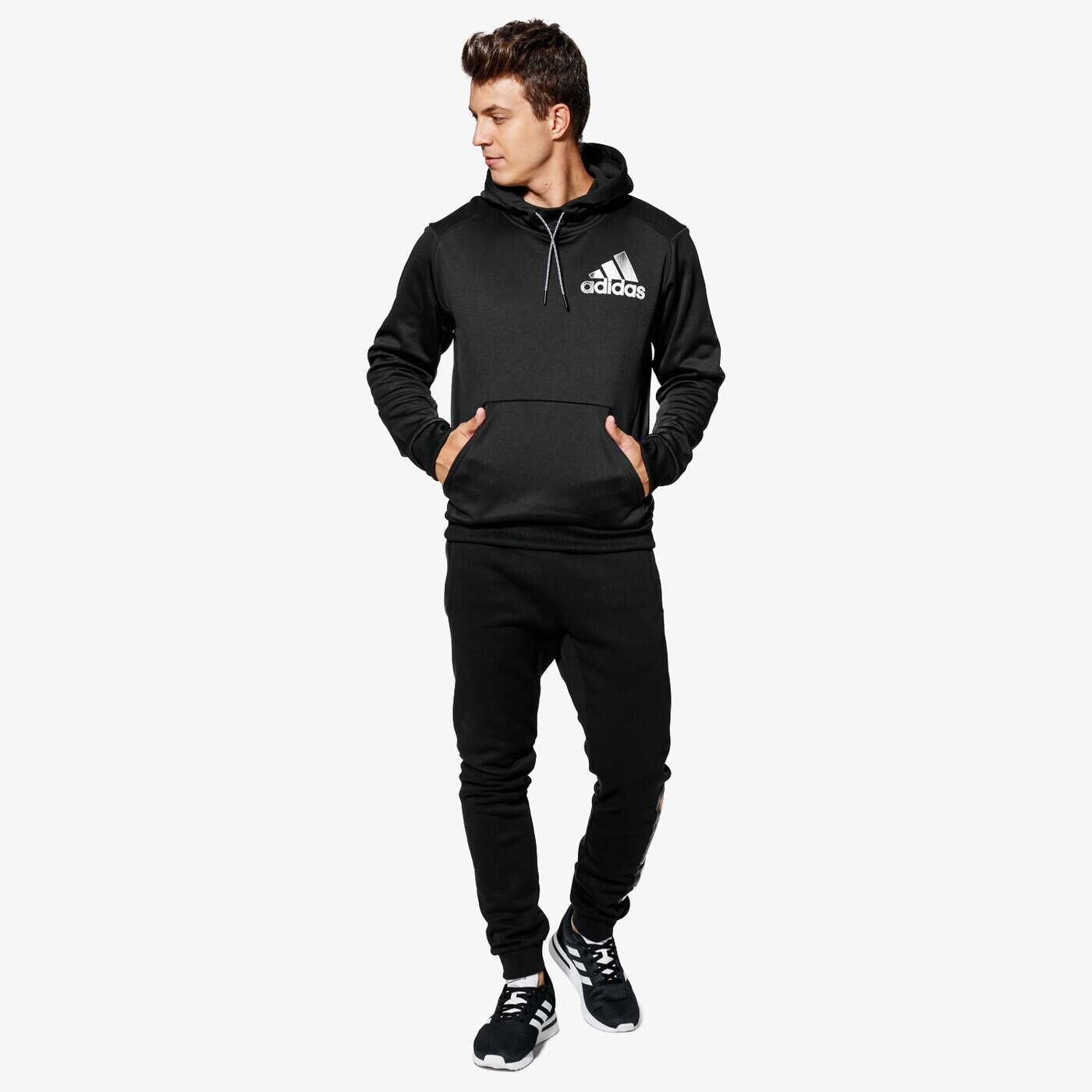 Bluza męska ADIDAS BLUZA COMM G PO dl8701 kolor czarny