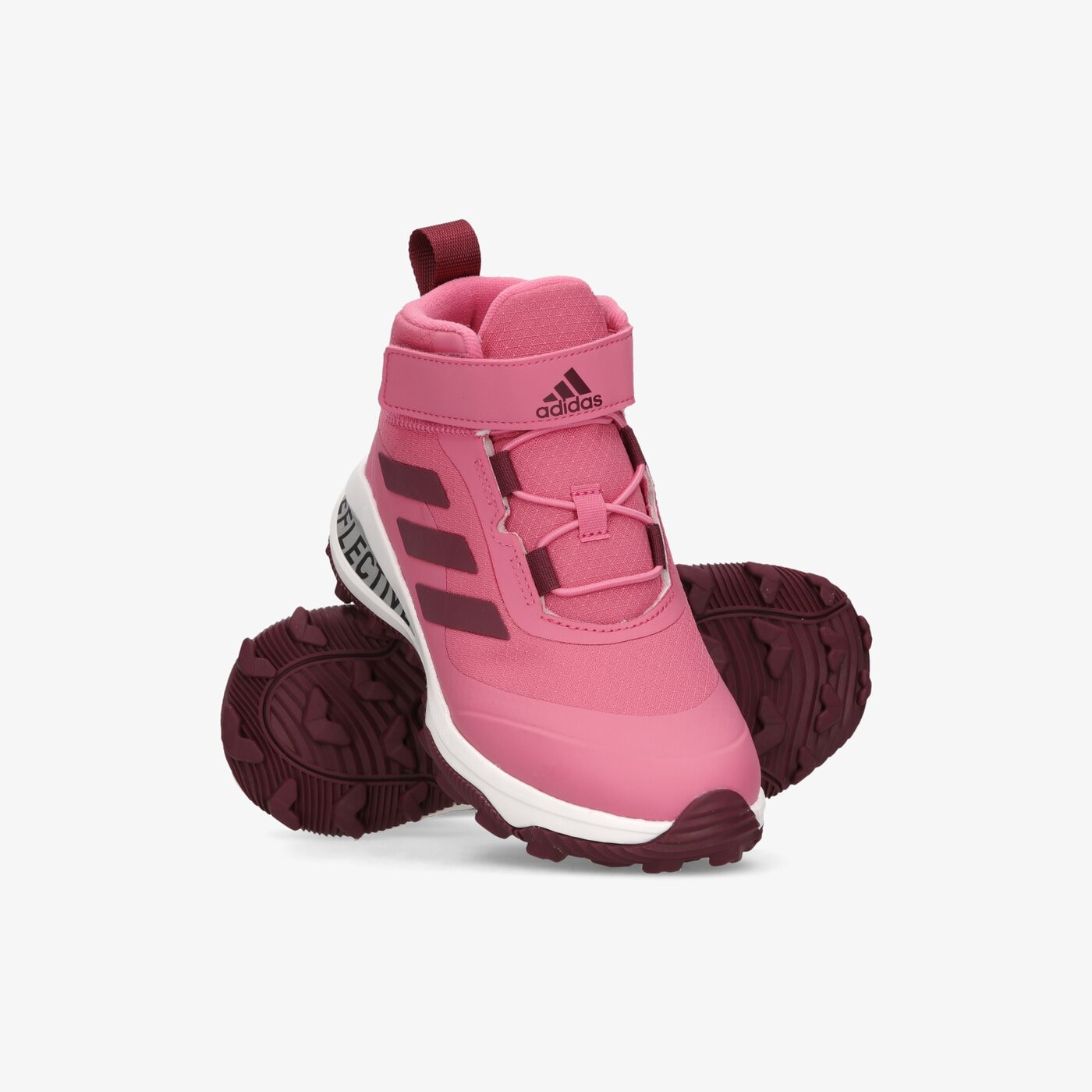 Buty trekkingowe dla dzieci ADIDAS FORTARUN ATR EL K gz0163 kolor różowy