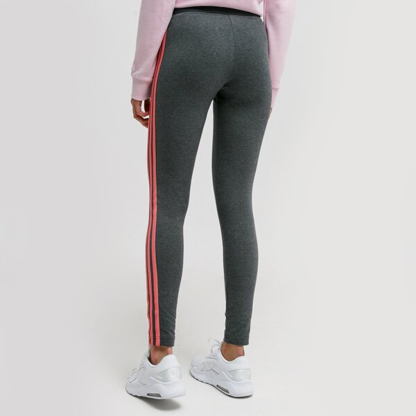 Spodnie dresowe damskie ADIDAS LEGGINGS W 3S LEG gv6018 kolor szary