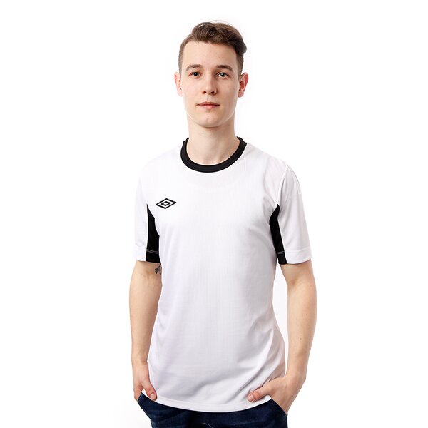 Koszulka męska UMBRO T-SHIRT LEAGUE JERSEY SS 62111u096 kolor biały