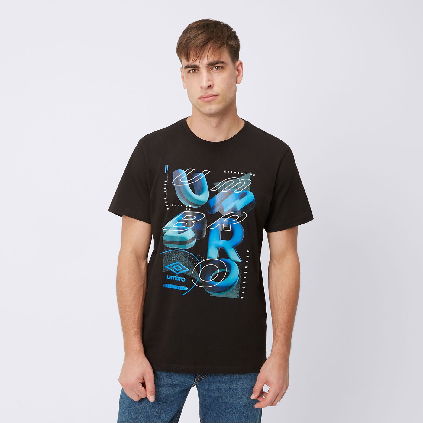 UMBRO T-SHIRT HERGON (UL124TSM03002) czarny | Męskie