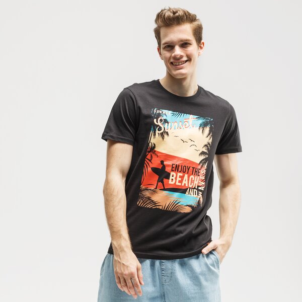 Koszulka męska UP8 T-SHIRT LIAM up120tsm48001 kolor czarny