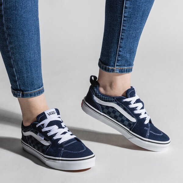 Buty dziecięce VANS YT FILMORE vn0a3mvpbbv1 kolor granatowy