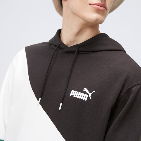Bluza męska PUMA BLUZA Z KAPTUREM POWER CAT TR 67378637 kolor czarny