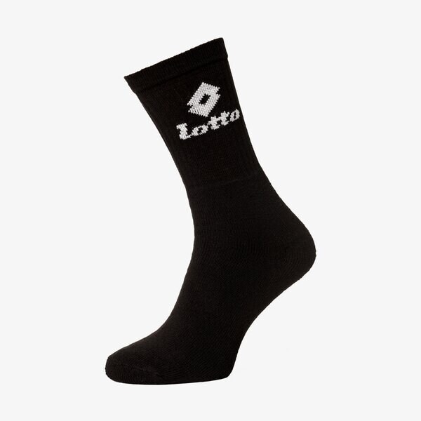 Skarpetki damskie LOTTO SKARPETY TENIS FROTTE BLK 3 PAK lo37ska39001 kolor czarny