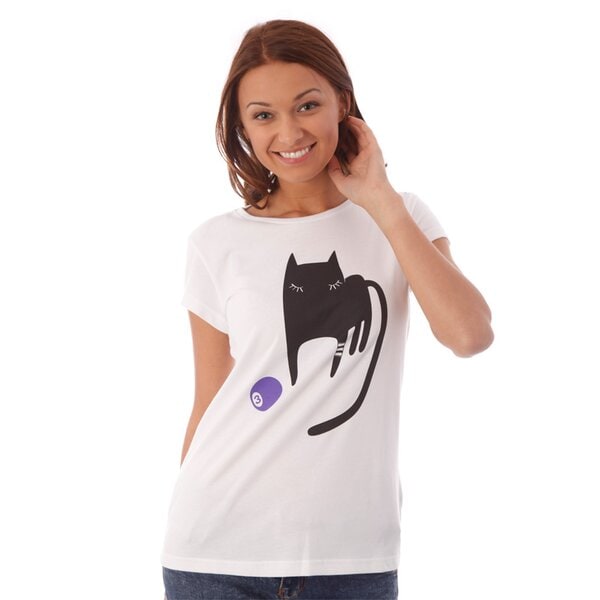 Koszulka damska ADIDAS T-SHIRT CARTOON TEE g83599 kolor biały