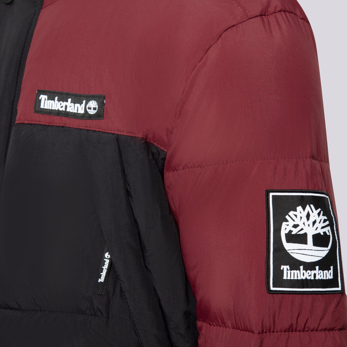 Kurtka zimowa męska TIMBERLAND KURTKA PUCHOWA DWR OUTDOOR ARCHIVE tb0a6s41dx61 kolor bordowy