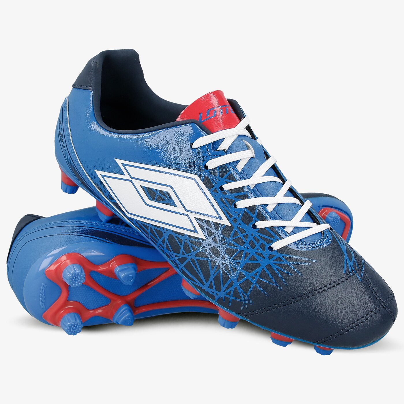 Buty piłkarskie męskie LOTTO LZG 700 IX FG s9625 kolor niebieski