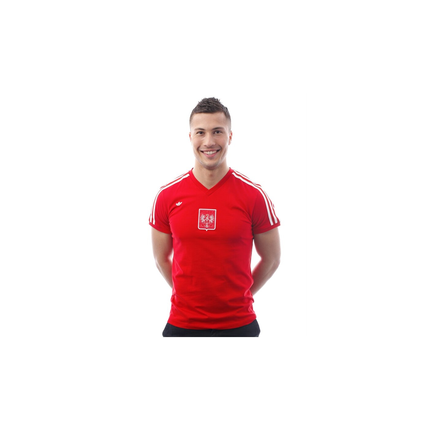 Koszulka męska ADIDAS T-SHIRT 2012 RED w46086 