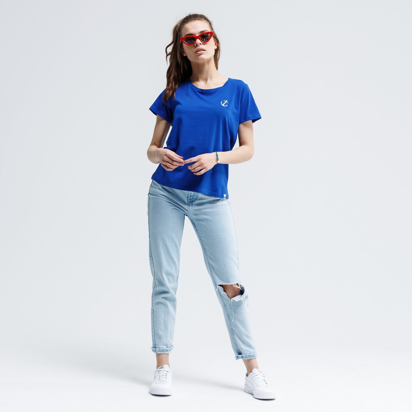 Koszulka damska UP8 T-SHIRT HIMONYA up120tsd42001 kolor granatowy