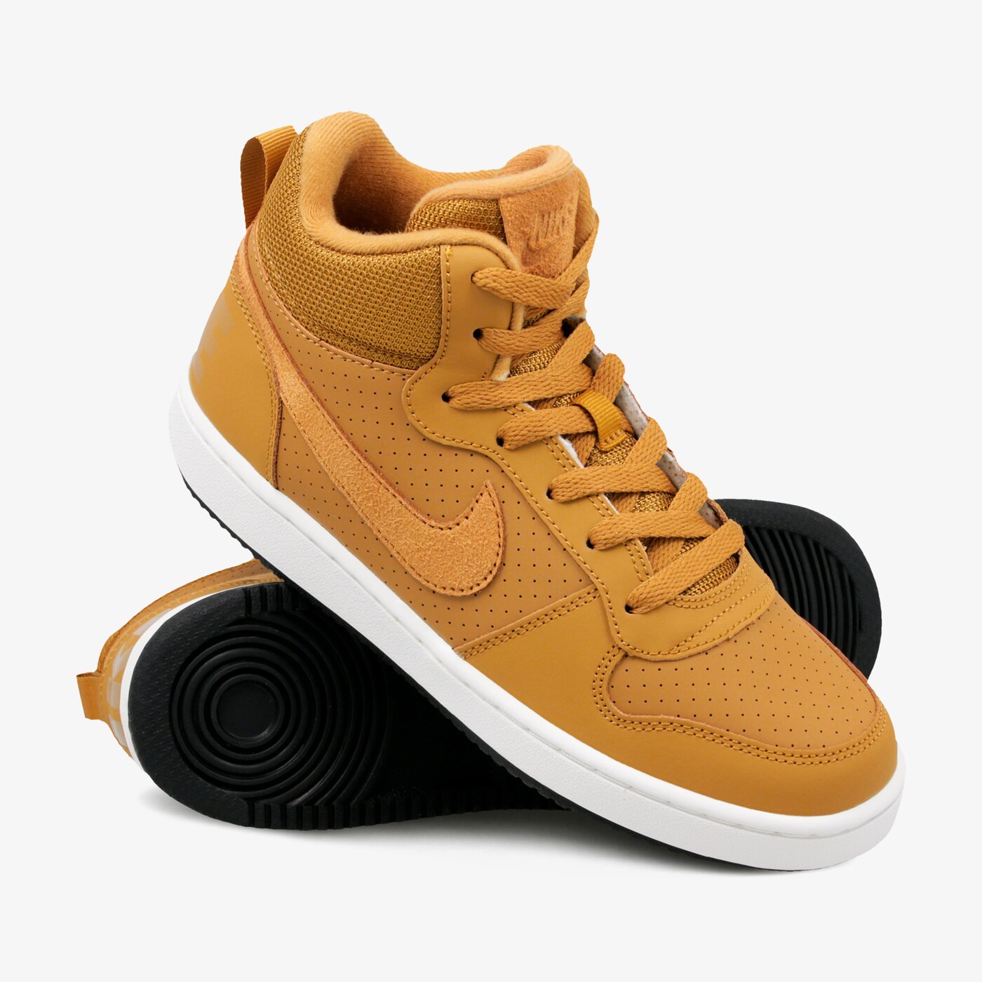 Buty dziecięce NIKE COURT BOROUGH MID BG 839977-701 kolor beżowy