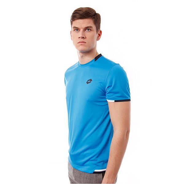 Koszulka męska LOTTO T-SHIRT LOB q8724 kolor niebieski
