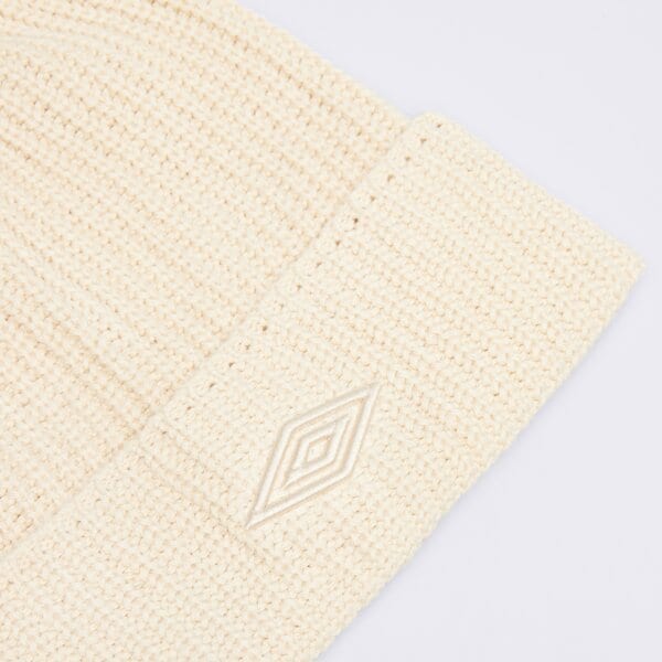 Czapka zimowa damska UMBRO CZAPKA UMBRO ESS BEIGE ul325hat10003 kolor beżowy