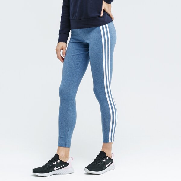 Spodnie dresowe damskie ADIDAS LEGGINGS W E 3S ei0770 kolor niebieski
