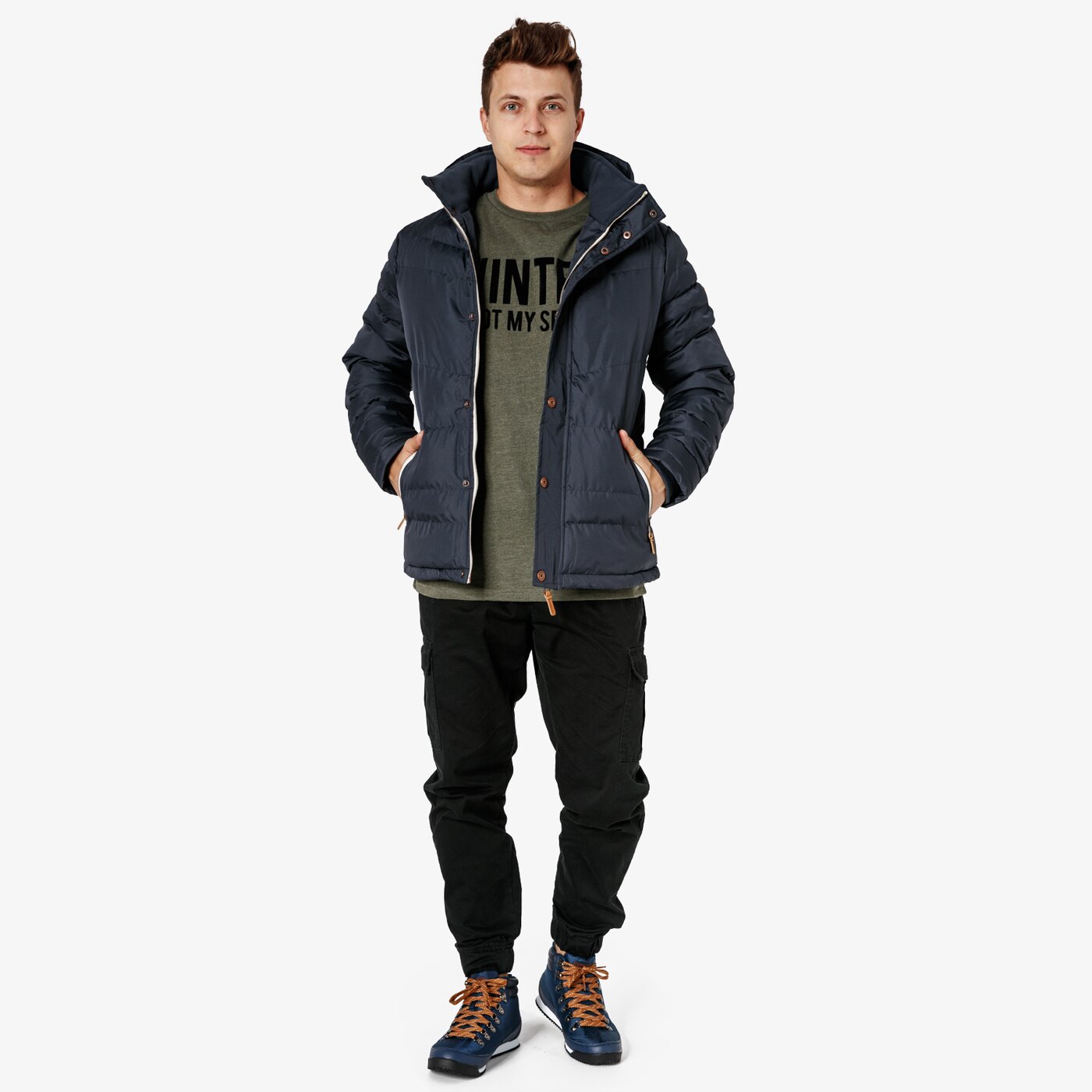 Koszulka męska FEEWEAR T-SHIRT SS DAYTON fw38tsm32001 kolor khaki