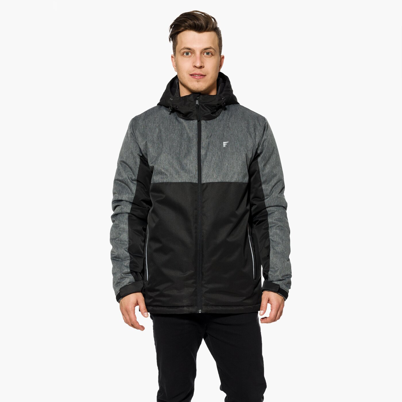 Kurtka zimowa męska FEEWEAR KURTKA FREEZE fw37kum44002 kolor szary