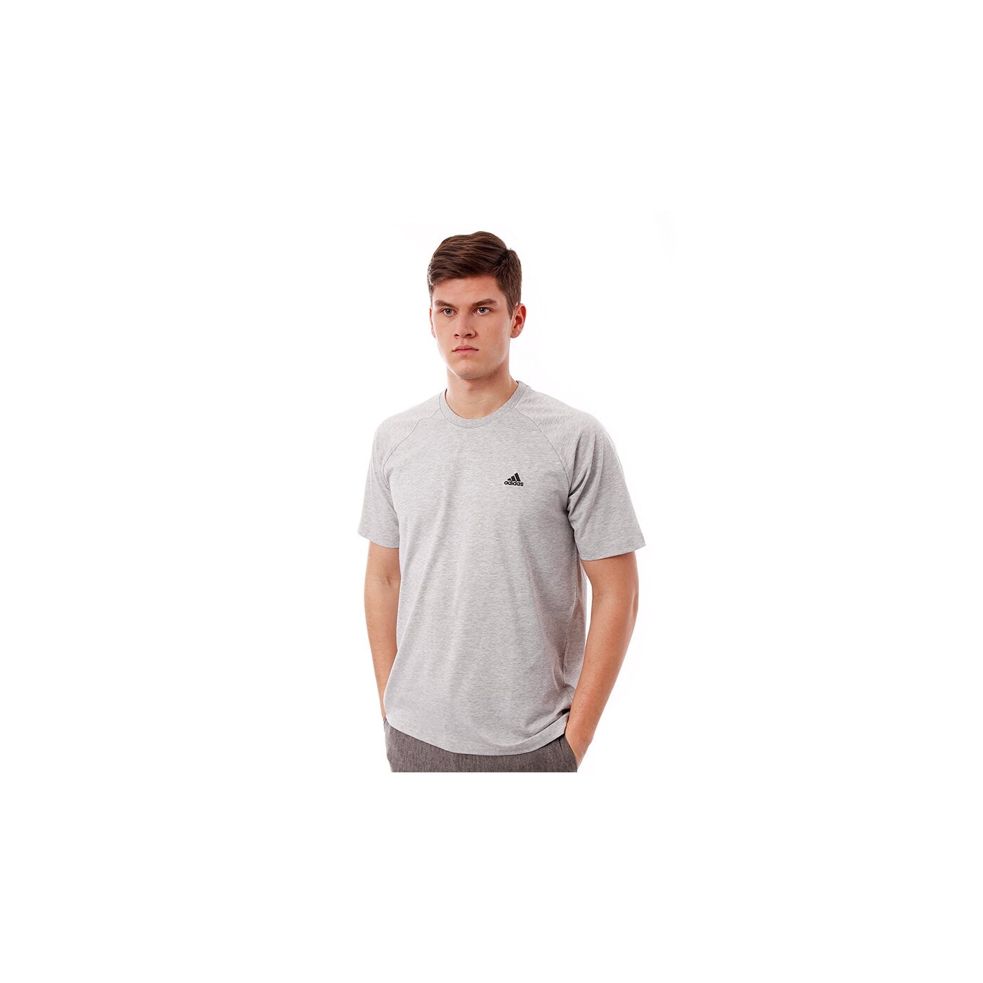 Koszulka męska ADIDAS T-SHIRT ESS CREW TEE x18369 kolor szary