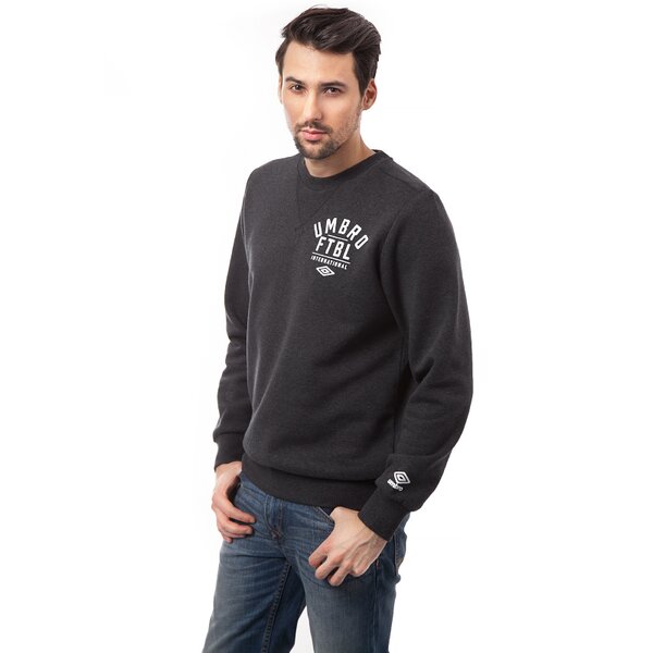 Bluza męska UMBRO BLUZA GRAPHIC CREW SWEAT 62937u1ap kolor czarny