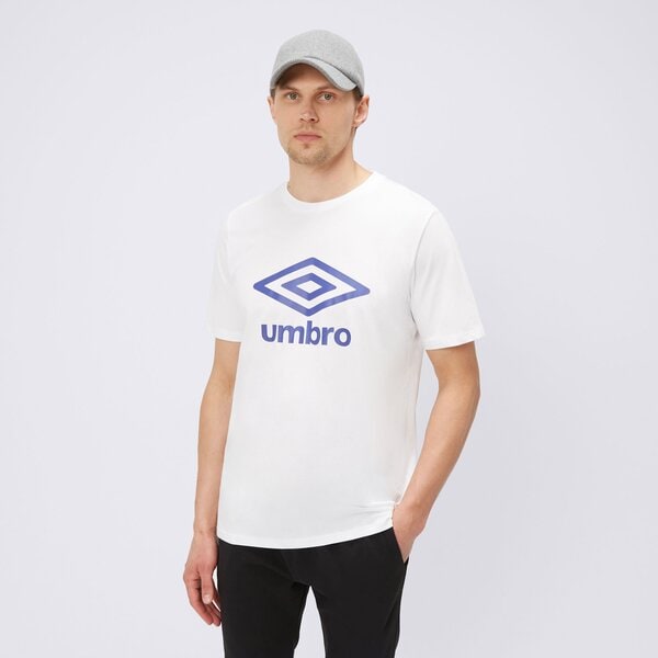 Koszulka męska UMBRO T-SHIRT SS LARGE LOGO 66413u-13v kolor biały