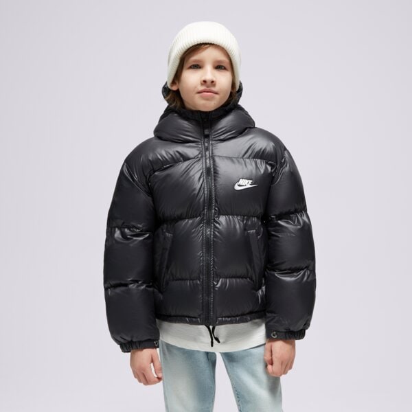 Kurtka zimowa dziecięca NIKE KURTKA ZIMOWA K NSW TF RPL HGH SYNFL U fd2846-011 kolor czarny