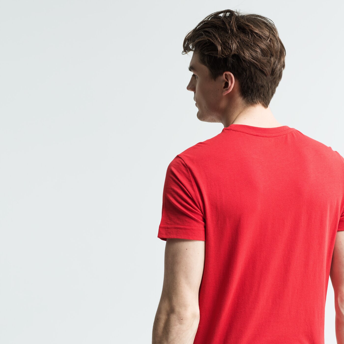 Koszulka męska LOTTO T-SHIRT SS L73 V LOGO PLUS JS 210980-0c4 kolor czerwony