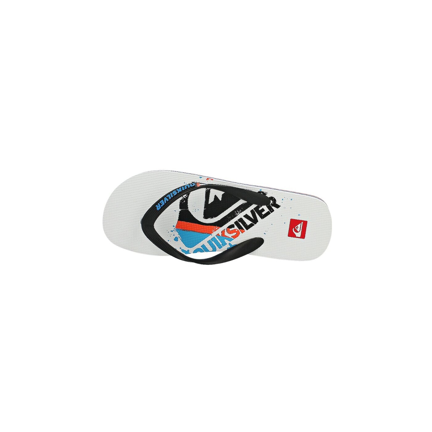 Klapki męskie QUIKSILVER MOLOKAI MW LOGO  eqyl100024xwkb kolor biały