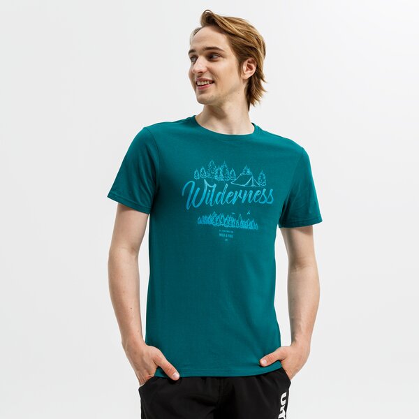 Koszulka męska UP8 T-SHIRT AXEL up122tsm46001 kolor zielony