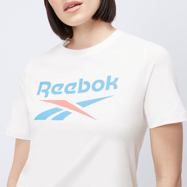 Koszulka damska REEBOK T-SHIRT IDENTITY BIG LOGO TEE 100215161 kolor biały