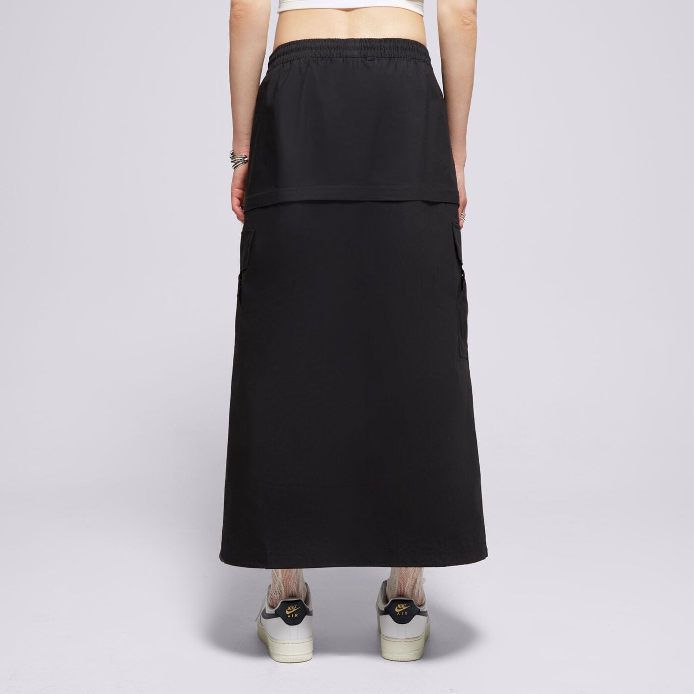 Sukienka damska NIKE SPÓDNICZKA W NSW ESSTL WVN MR CGO MDI SKT fv7503-010 kolor czarny