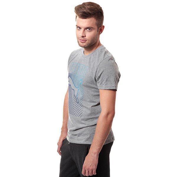 Koszulka męska PUMA T-SHIRT BP MEN 07 83550801 kolor szary
