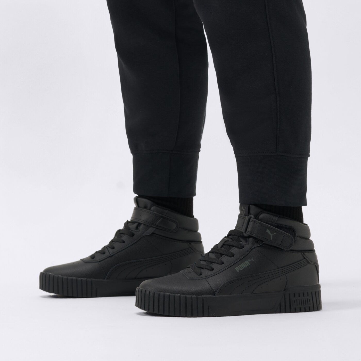 Buty dziecięce PUMA CARINA 2.0 MID JR 38737601 kolor czarny