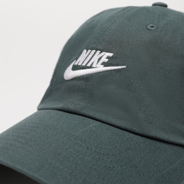 Czapka z daszkiem damska NIKE CZAPKA U NSW H86 FUTURA WASH CAP 913011-309 kolor zielony