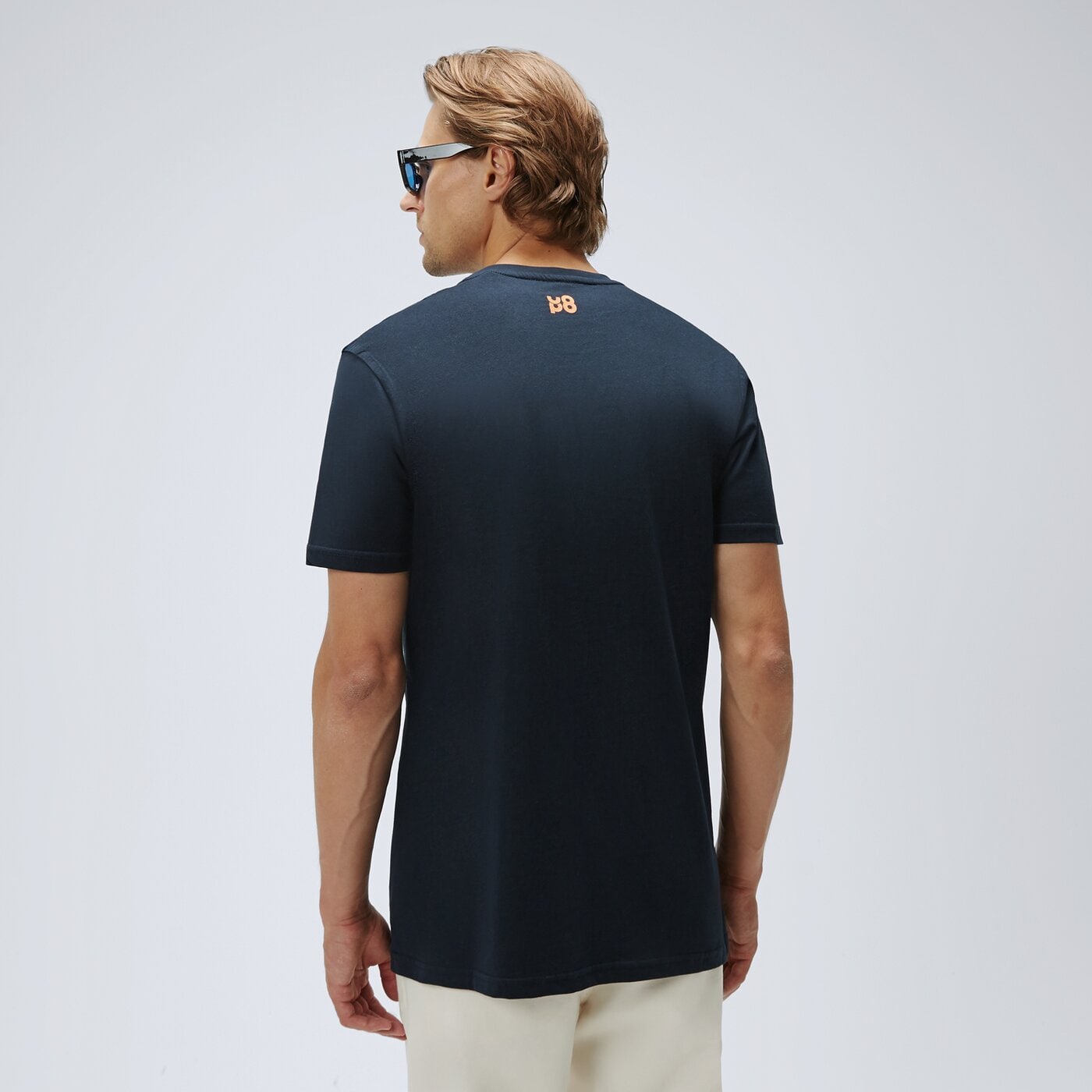UP8 T-SHIRT BRANCO (UP123TSM30002) granatowy | Męskie