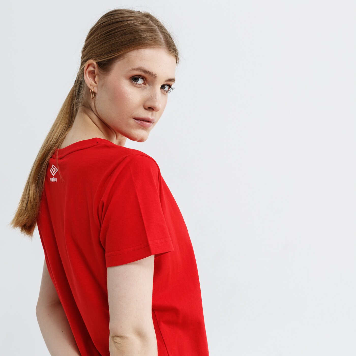 Koszulka damska UMBRO T-SHIRT SS SPICY ul19tsd29001 kolor czerwony
