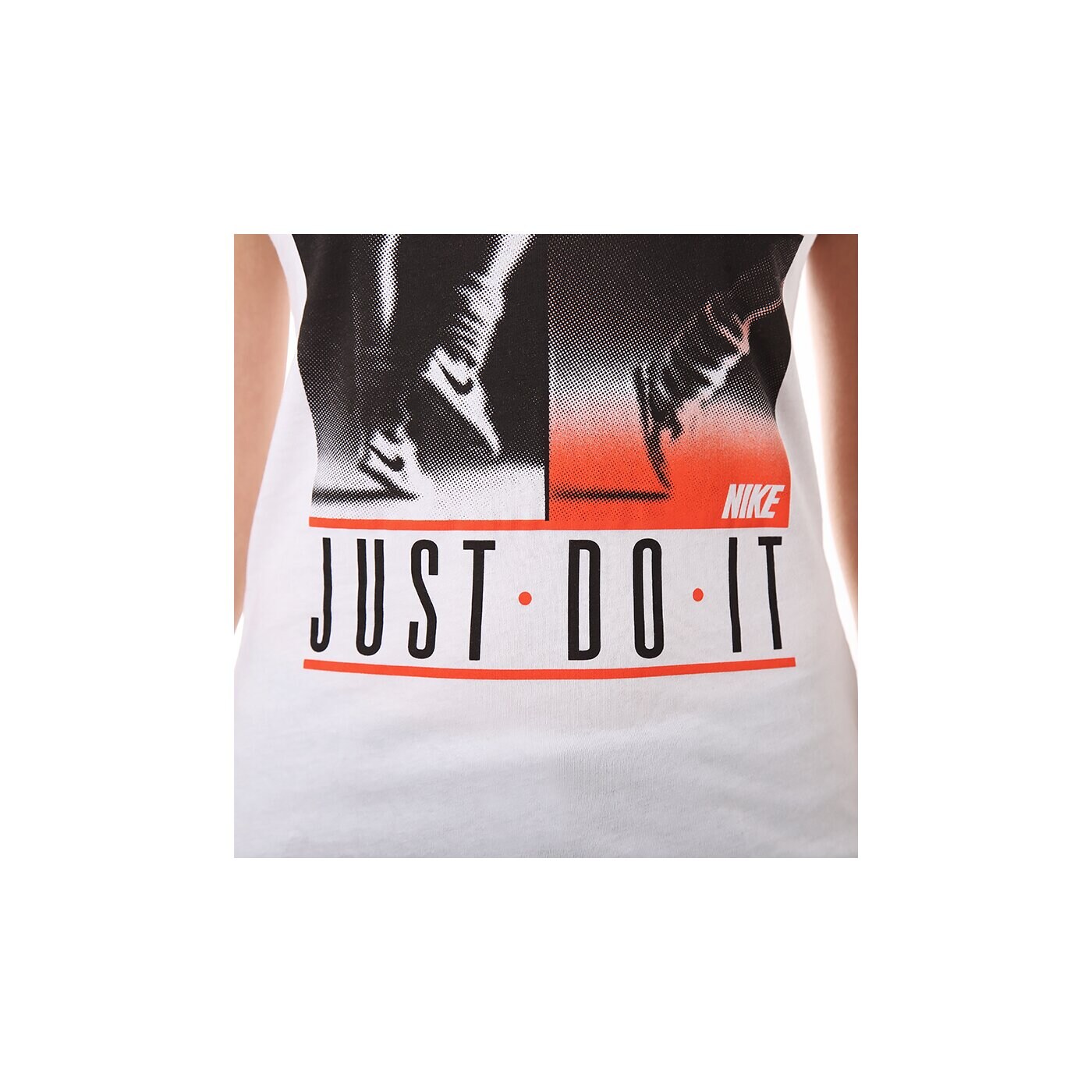 Koszulka damska NIKE T-SHIRT TEE-JDI LEG WARMERS 589566100 kolor biały