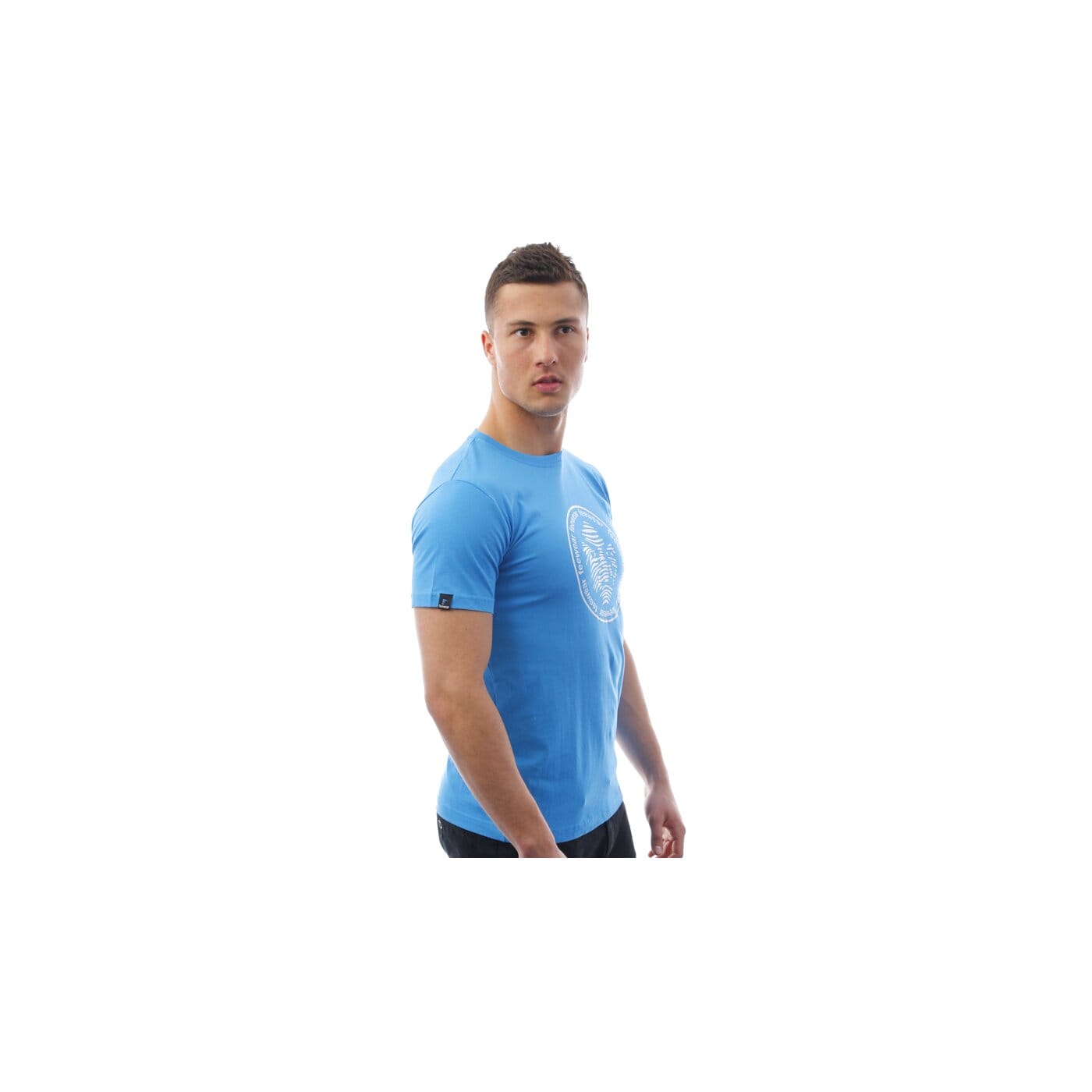 Koszulka męska FEEWEAR T-SHIRT SS ZAMUR LIGHT BLUE fw12tsm04460 kolor niebieski