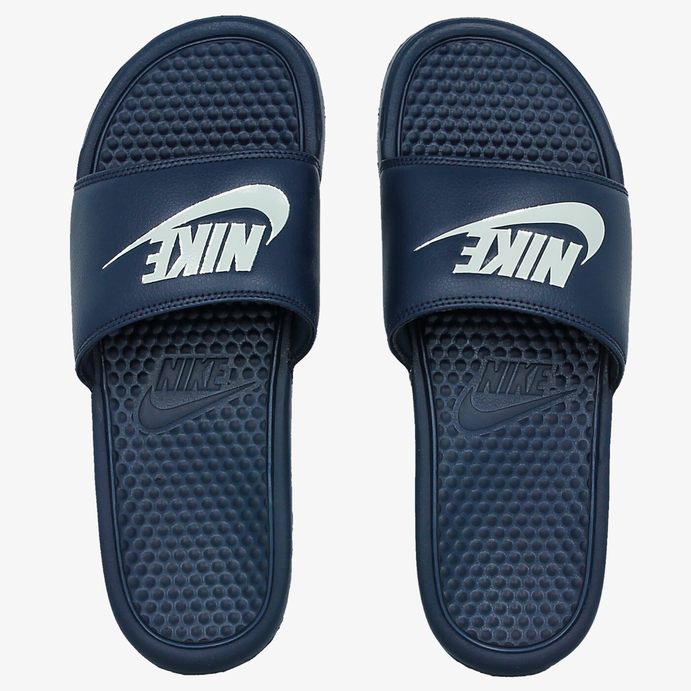Klapki męskie NIKE BENASSI JDI 343880-403 kolor granatowy