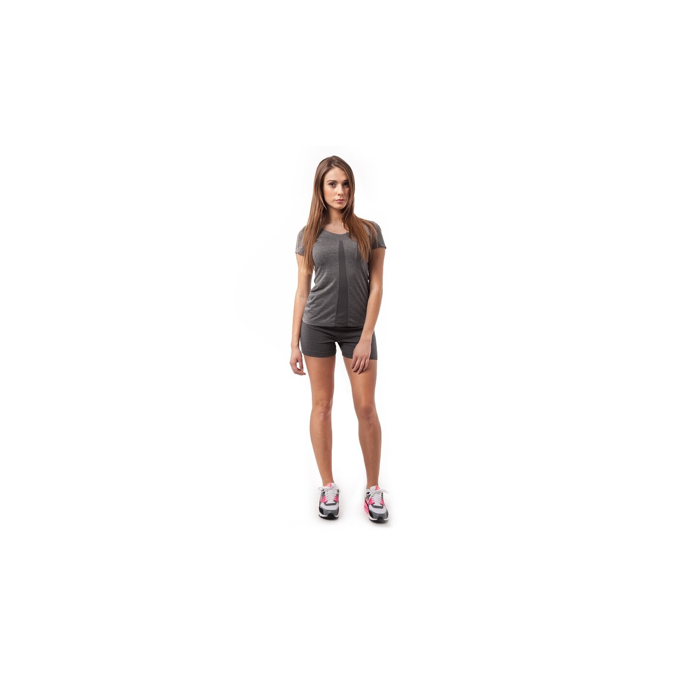 Koszulka damska LOTTO T-SHIRT ABBIE-X PL r4077 kolor szary