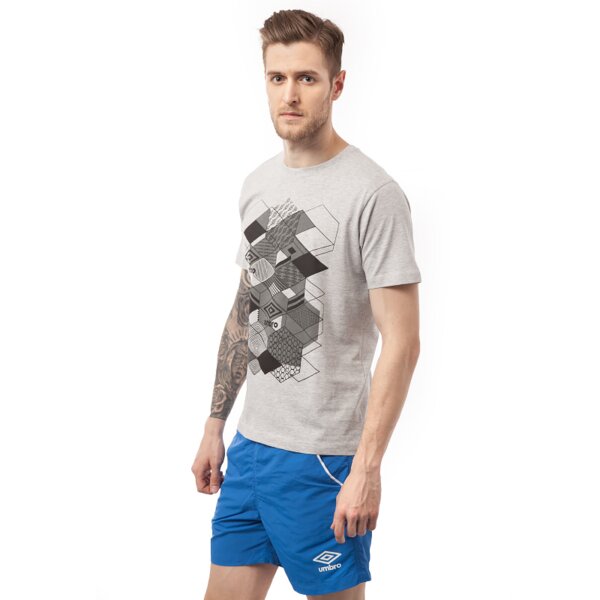 Koszulka męska UMBRO T-SHIRT ZEUS ul15tsmpr022 kolor biały