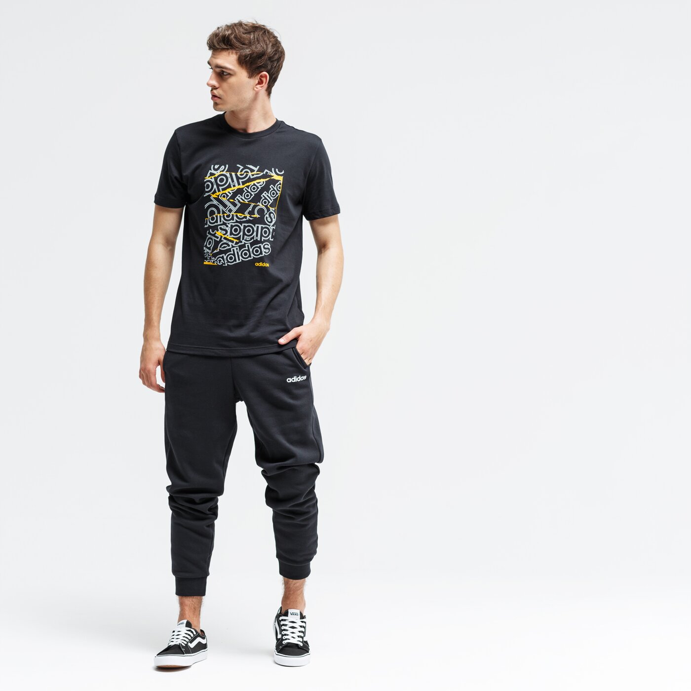 Koszulka męska ADIDAS T-SHIRT SS M BG GRFX T ei4590 kolor czarny