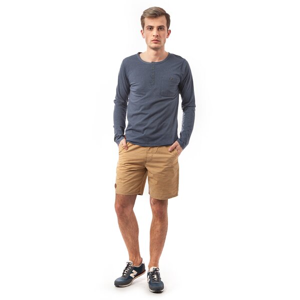 Koszulka męska O'NEILL T-SHIRT MARK L/SLV TAN 5021025085 kolor granatowy