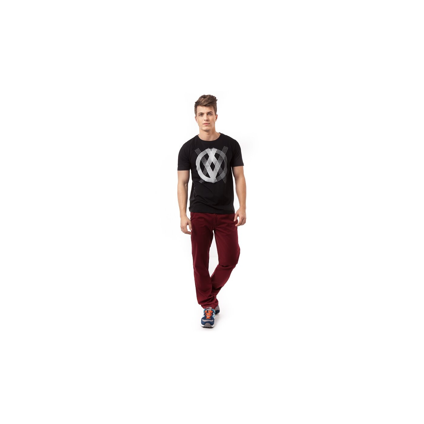 Koszulka męska CONFRONT T-SHIRT TITO cf15tsmpr001 kolor czarny