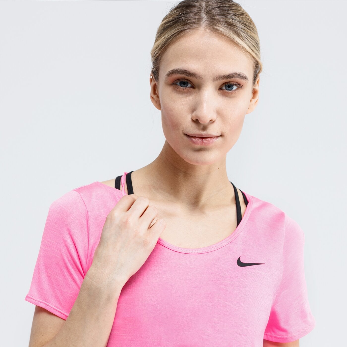 Koszulka damska NIKE T-SHIRT W NK SS RUNWAY cj1986-679 kolor różowy