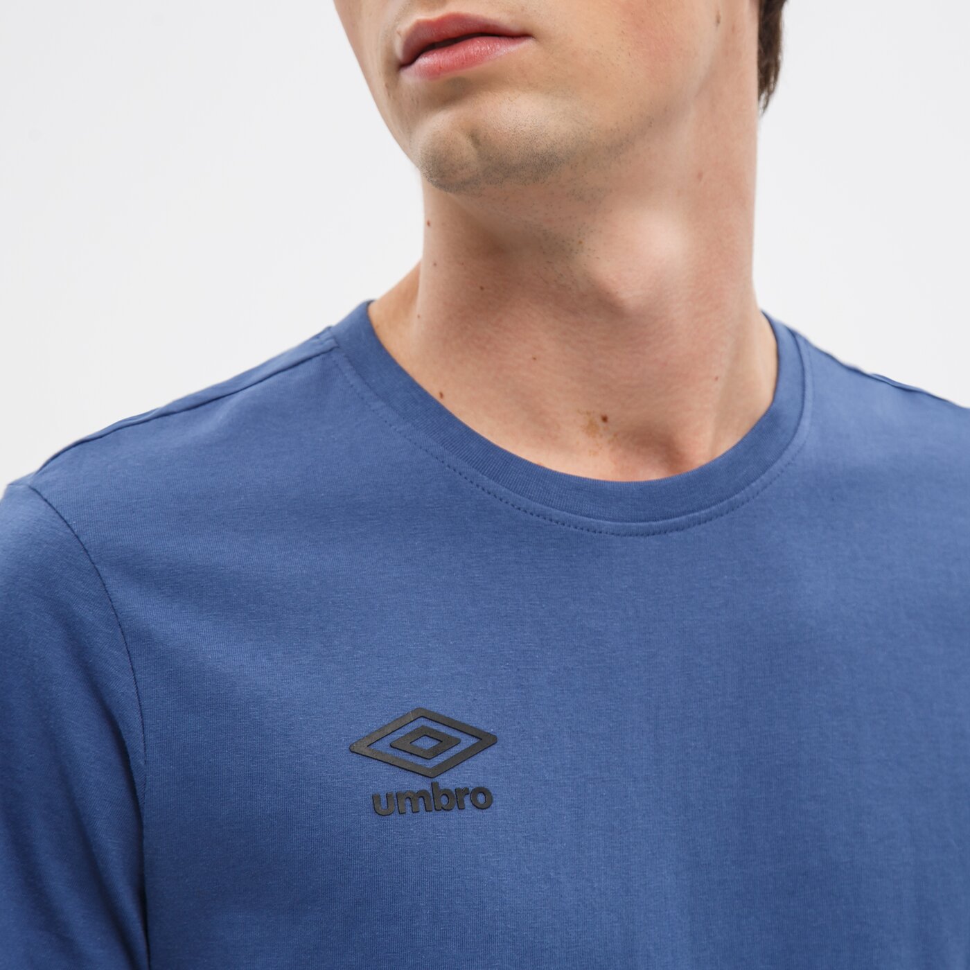 Koszulka męska UMBRO T-SHIRT MARLON ul122tsm90005 kolor niebieski