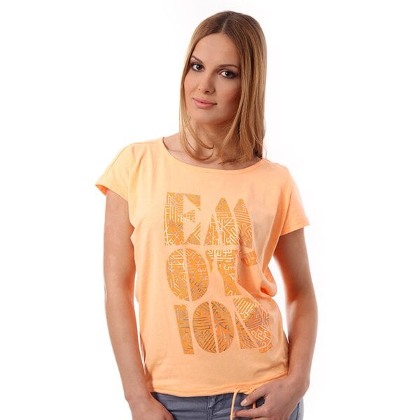 Koszulka damska LOTTO  T-SHIRT PINA lo14tsd21001 kolor pomarańczowy