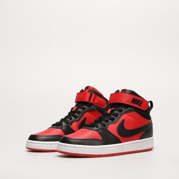 Buty dziecięce NIKE COURT BOROUGH MID 2 cd7782-602 kolor czerwony