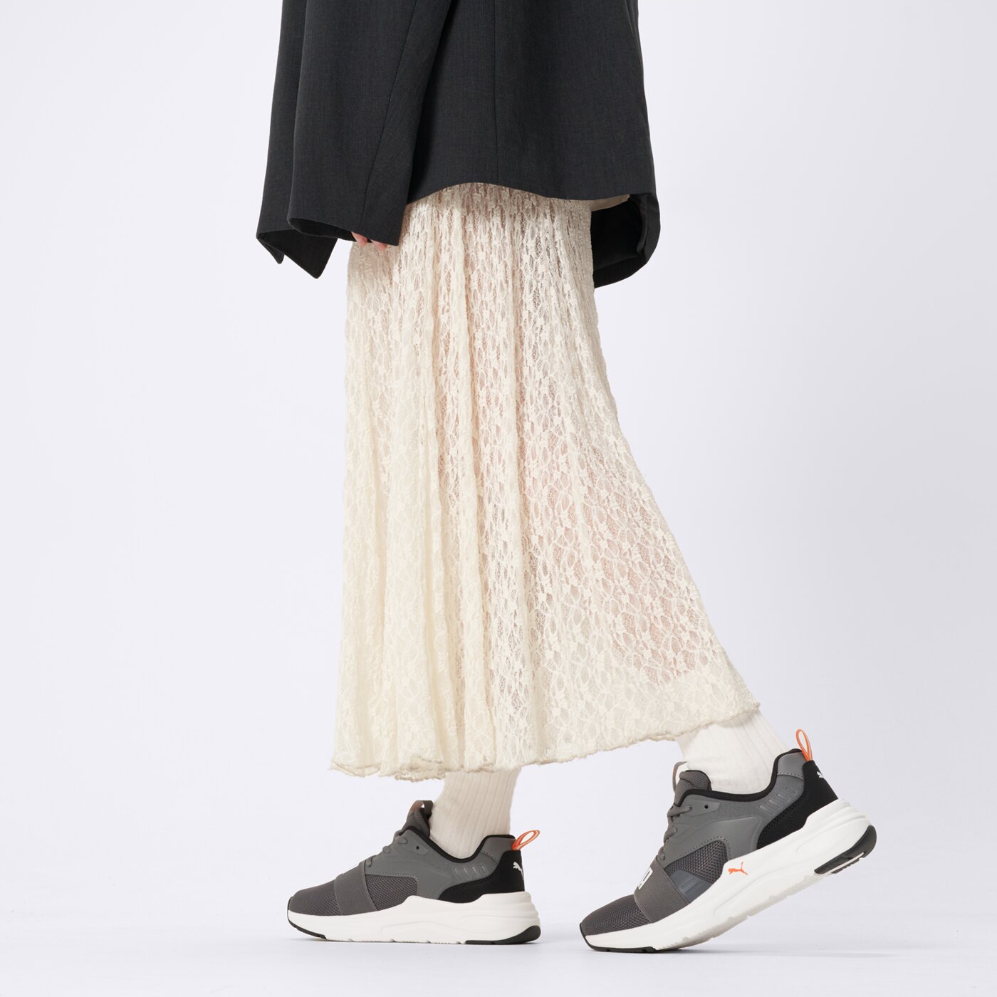 Buty dziecięce PUMA SOFTRIDE WIRED 2 JR 40150501 kolor czarny