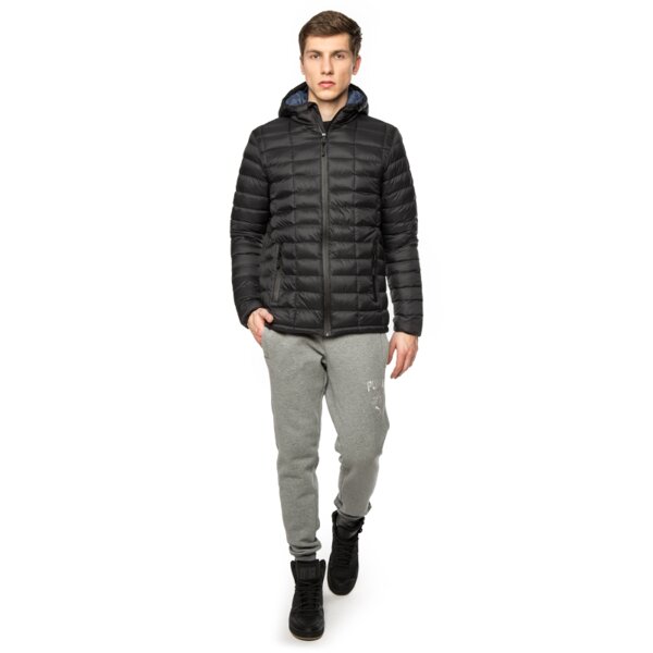 Kurtka zimowa męska LOTTO KURTKA KRATOO lo35kum18002 kolor czarny