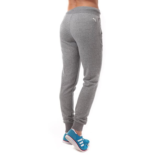 Spodnie dresowe damskie PUMA SPODNIE ATHLETI SWEAT 82807303 kolor szary